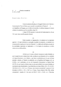 Z L Filemón s/extradición Z. 151,1. XLIX Suprema Corte -1