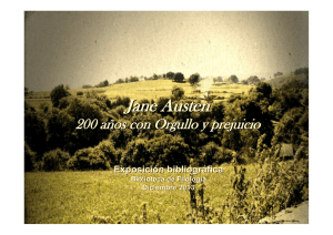 Jane Austen: 200 años con Orgullo y prejuicio