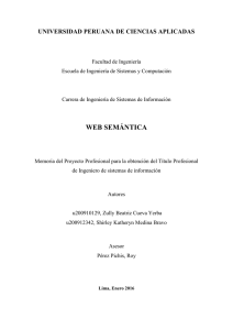 Web semántica - Repositorio Académico UPC