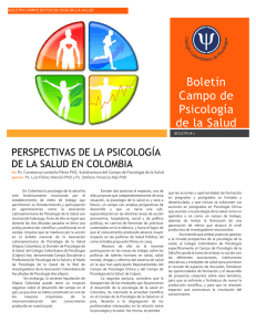 Boletín Campo de Psicología de la Salud - Colpsic