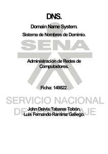 servidor DNS en Debian