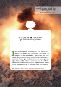 DegraDación De explosivos - Revistas