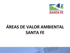 Áreas de Valor Ambiental - Asociación de Colonos ZEDEC Santa Fe