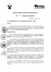 resolución ejecutiva regional n° 050 -2016-gr-junín/gr