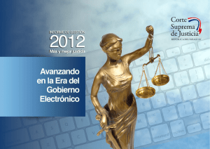 Informe 2012 - Corte Suprema de Justicia