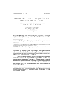decoraci&oacute;n y conceptualizaci&oacute;n. una propuesta metodol&oacute;gica