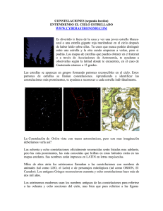 CONSTELACIONES - Asociación Guatemalteca de Astronomía
