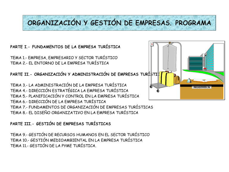 DIRECCIÓN ESTRATÉGICA DE LA EMPRESA TURÍSTICA