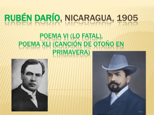 Rubén Darío, Nicaragua, 1905