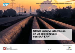 Global Energy: integración en un solo lenguaje con SAP