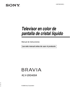 Televisor en color de pantalla de cristal líquido