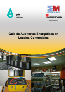 Guía de Auditorías Energéticas en Locales