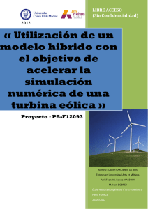 « Utilización de un modelo hibrido con el objetivo de acelerar la