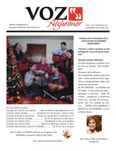 Boletín Voz Alzheimer #3 Noviembre 2013