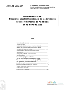Elecciones Locales/Presidencia de las Entidades Locales
