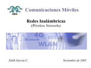 Comunicaciones Móviles Redes Inalámbricas