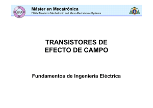 4-Transistores de efecto de campo