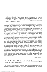 Concilio III de Toledo. XIV Centenario. 589- 1989 (Toledo