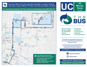 UC Merced Route