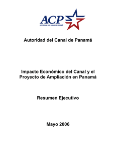 Autoridad del Canal de Panamá Impacto Económico del Canal y el
