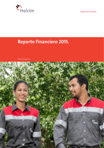 Reporte Financiero 2015.