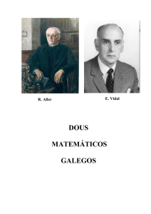Dous Matemáticos galegos - Día da Ciencia en Galego