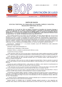 xunta de galicia - Deputación de Lugo