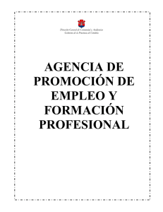 agencia de promoción de empleo y formación profesional