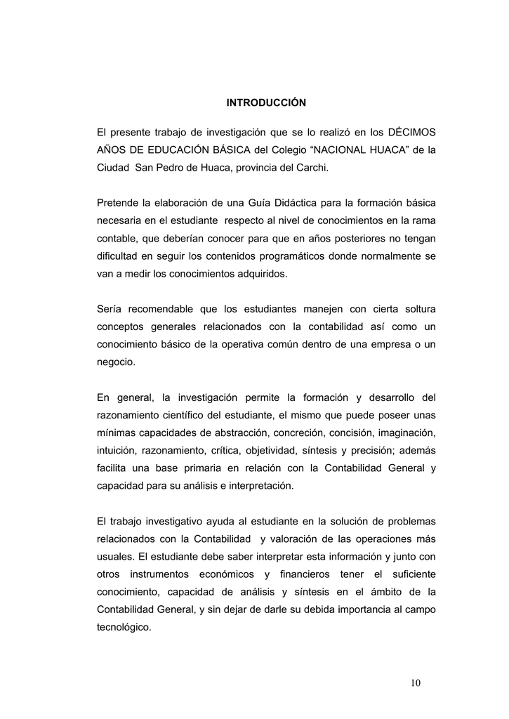 Ejemplos De Introduccion Para Un Trabajo De Investigacion Nuevo Ejemplo