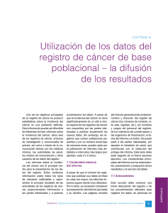 Utilización de los datos del registro de cáncer de base poblacional