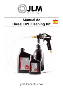 Manual de Diesel DPF Cleaning Kit