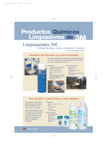 Productos Químicos Limpiadores de 3M