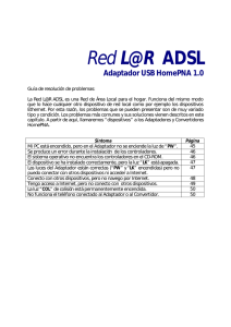 Guía resolución de problemas - LAR ADSL