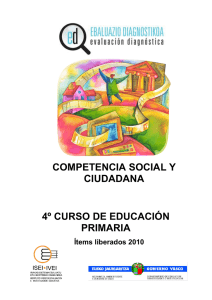 competencia social y ciudadana 4º curso de educación primaria