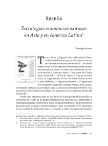 Estrategias económicas exitosas en Asia y en América Latina