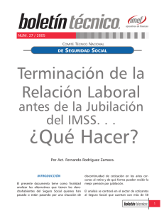 Terminación de la Relación Laboral