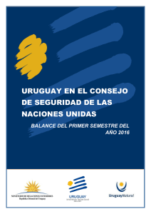 uruguay en el consejo de seguridad de las naciones unidas