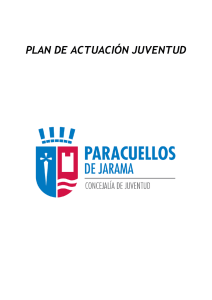 Plan de actuación Juventud - Ayuntamiento de Paracuellos de Jarama