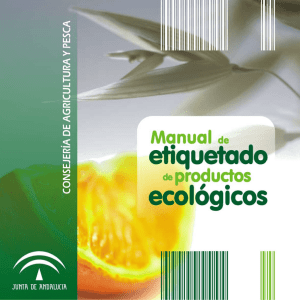 Manual de etiquetados de productos ecológicos