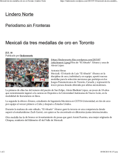 Mexicali da tres medallas de oro en Toronto | Lindero Norte