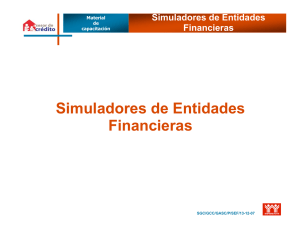 Simuladores de Entidades Financieras