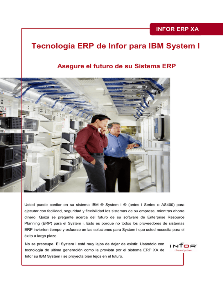 Tecnología ERP de Infor para IBM System I