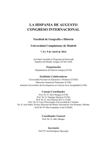 la hispania de augusto - Universidad Complutense de Madrid