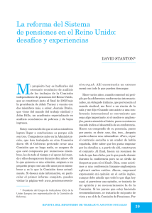 La reforma del Sistema de pensiones en el Reino Unido: desafíos y