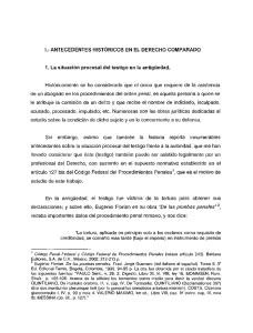 I.- ANTECEDENTES HISTÓRICOS EN EL DERECHO