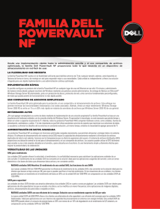 FAMILIA DELL™ POWERVAULT™ NF