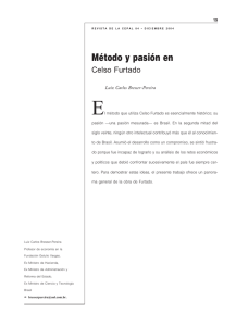Revista de la CEPAL 84, Método y pasión en - Bresser