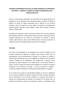 Derecho a tiempo remunerado de los representantes de los