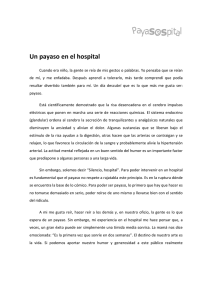 Un payaso en el hospital por Sergio Claramunt