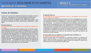 auto-manejo en diabetes - Aula Virtual Regional. Campus Virtual de
